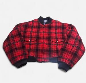 GAP Buffalo Plaid  Bomber bomber Jacket